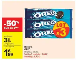 Carrefour Market Biscuits Oreo offre