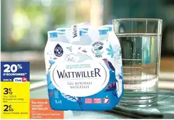 Carrefour Market Eau Minérale Naturelle Wattwiller offre