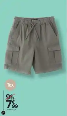 Carrefour Tex Le bermuda offre