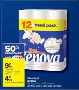 Carrefour ESSUIE-TOUT “RENOVA” offre