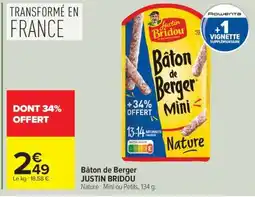Carrefour Bâton De Berger Justin Bridou offre