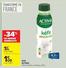 Carrefour Kéfir ACTIVIA offre