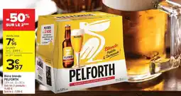Carrefour Bière Blonde Pelforth offre