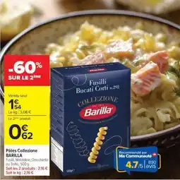 Carrefour Pâtes Collezione BARILLA offre
