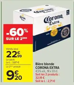 Carrefour Corona Extra offre