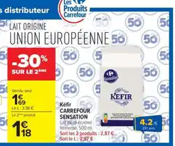 Carrefour Kéfir CARREFOUR SENSATION offre