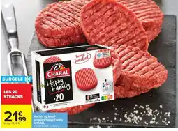 Carrefour Hachés au boeuf surgelés Happy Family CHARAL offre