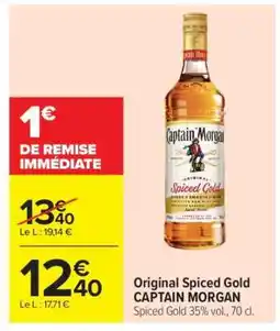 Carrefour Original Spiced Gold CAPTAIN MORGAN offre