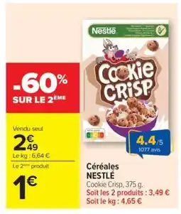 Carrefour CÉRÉALES “NESTLÉ” offre