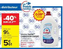 Carrefour Lessive liquide CARREFOUR EXPERT offre