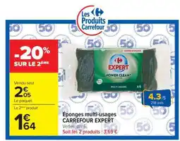 Carrefour Éponges Multi-usages CARREFOUR EXPERT offre