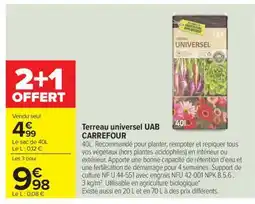 Carrefour Terreau universel UAB CARREFOUR offre