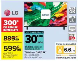 Carrefour Téléviseur QNED 4K offre