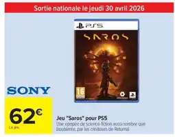 Carrefour Jeu Saros pour PS5 offre