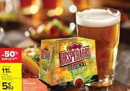 Carrefour Bière DESPERADOS offre