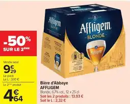 Carrefour Bière d'Abbaye AFFLIGEM offre