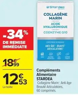 Carrefour Compléments Alimentaire STARDEA offre