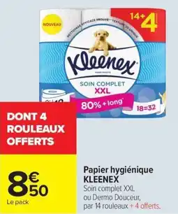 Carrefour Papier hygiénique KLEENEX offre