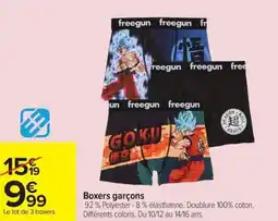 Carrefour Boxers garçons offre
