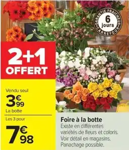 Carrefour Foire à la botte offre