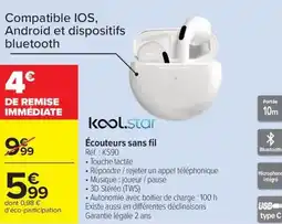 Carrefour Écouteurs sans fil offre