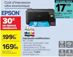 Carrefour Imprimante multifonctions offre