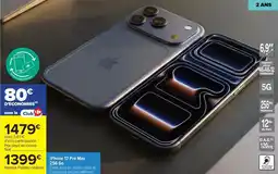 Carrefour iPhone 17 Pro Max 256 Go offre