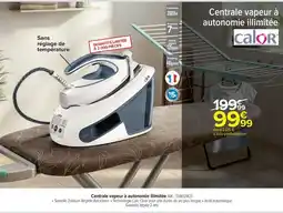 Carrefour Centrale vapeur à autonomie illimitée offre