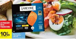 Carrefour Saumon fumé Offre Spéciale LABEYRİE offre