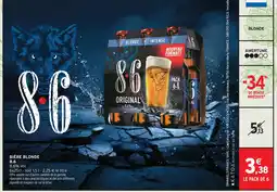 Intermarché 8.6 bière blonde offre