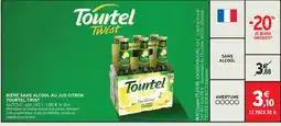 Intermarché Tourtel bière sans alcool au jus de citron twist offre