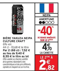 Intermarché Culture craft bière yakuza neipa offre