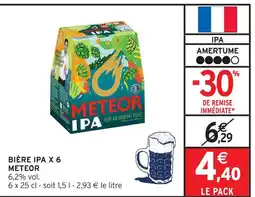 Intermarché Meteor bière ipa x 6 offre