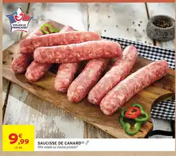 Intermarché Saucisse de canard offre