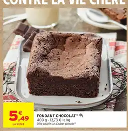 Intermarché Fondant chocolat offre