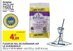 Intermarché Le guérandais fleur de sel de guérande igp offre
