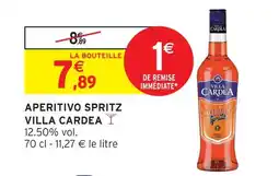 Intermarché Villa cardea aperitivo spritz offre