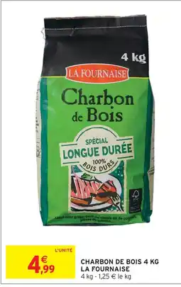 Intermarché La fournaise charbon de bois offre