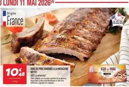 Netto Ribs de porc marinés à la mexicaine offre