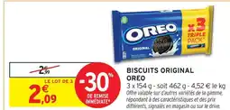 Intermarché Oreo biscuits original offre