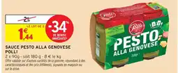Intermarché Polli sauce pesto alla genovese offre