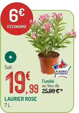 Botanic Laurier rose offre