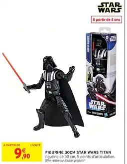 Intermarché Star wars figurine 30cm star wars titan offre