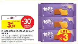 Intermarché Milka choco moo chocolat au lait offre