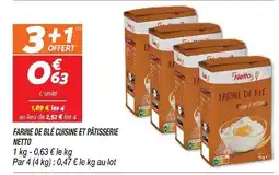 Netto Netto farine de blé cuisine et pâtisserie offre