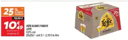 Netto Leffe bière blonde d'abbaye offre
