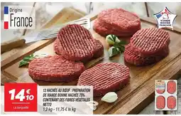 Netto 12 hachés au bœuf offre