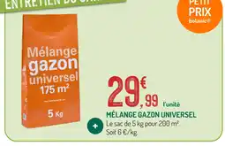Botanic Mélange gazon universel offre