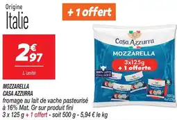 Netto Casa azzurra mozzarella offre