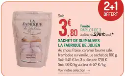 Botanic La fabrique de julien sachet de guimauves offre